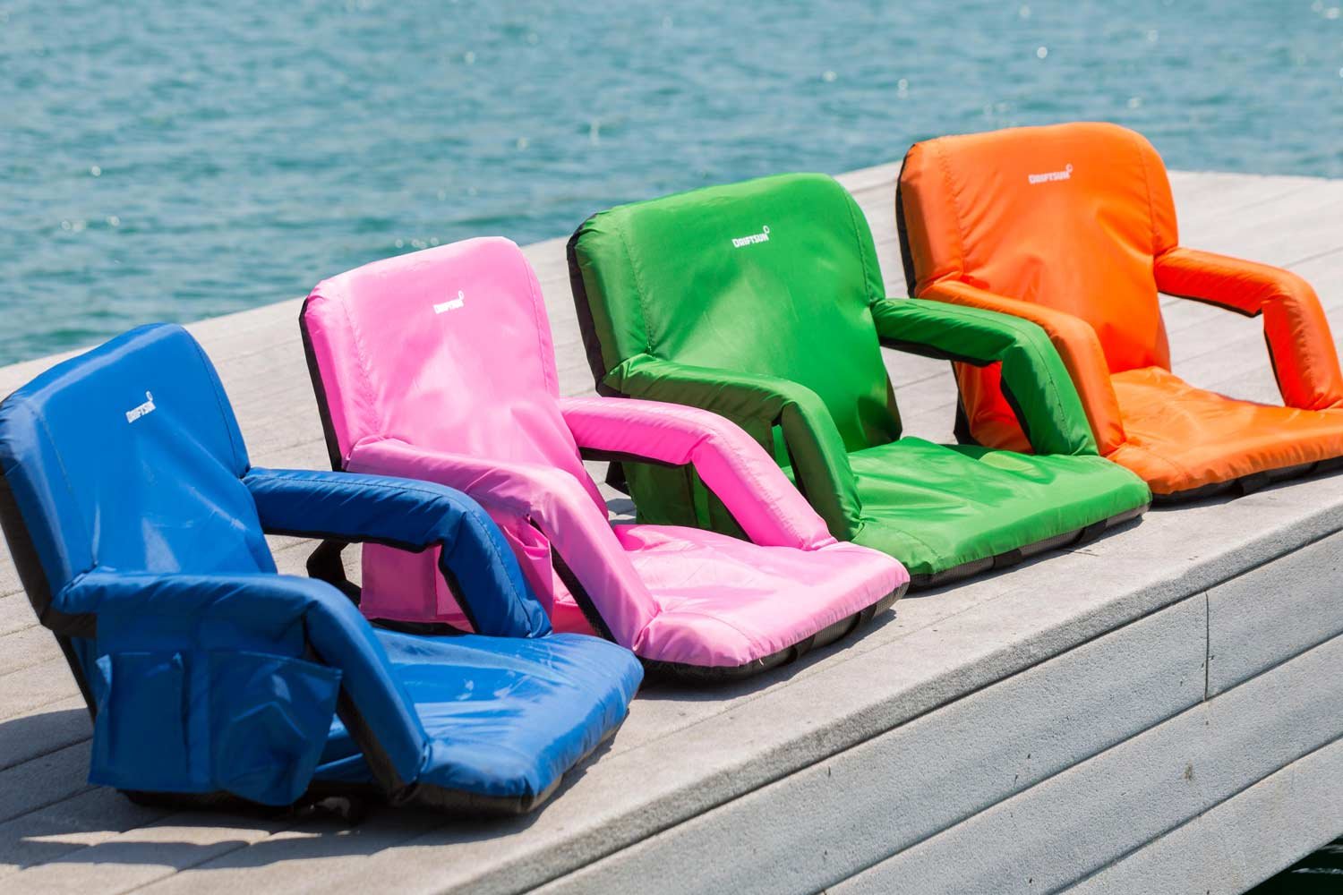 Buy Driftsun Extra Wide Deluxe Reclining Stadium Seat, Bleacher Chair