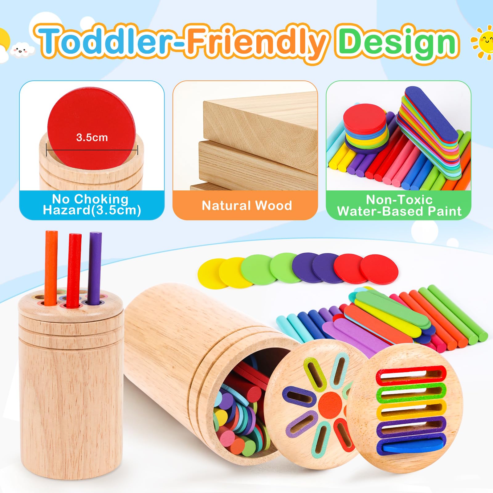 Montessori Toys for 1 Year Old Boys Girls - Image 3