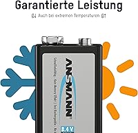 Vista 4 de Ansmann Baterías recargables de 9V 300 mah