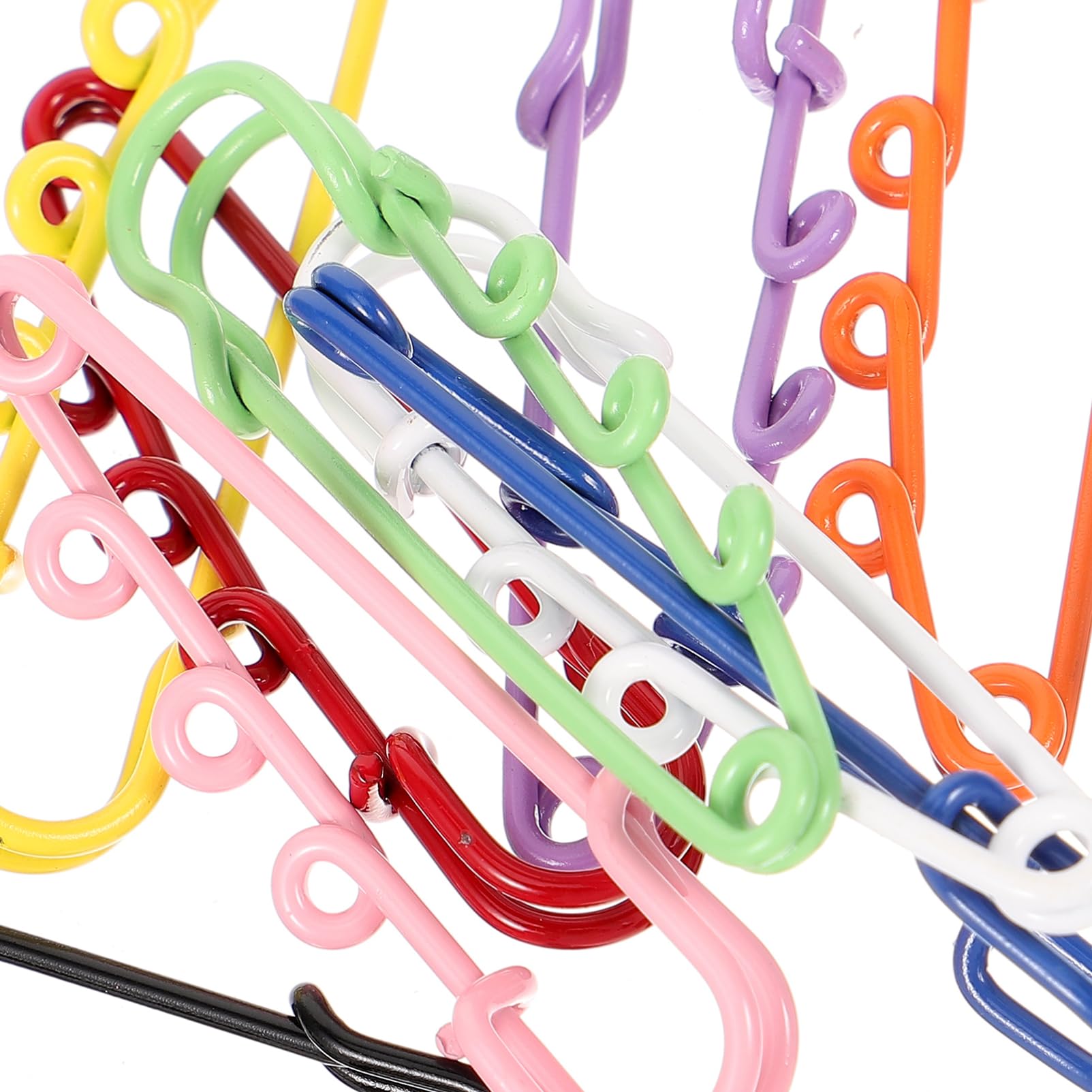 VILLCASE 5 Kisten Verriegelung Makramee Perlen Armband Sicherungsbügelstift Schwere Drücken Sie Für Korkplatte Sicherheitsnadeln in Verschiedenen Größen Knopf Metall Colorful