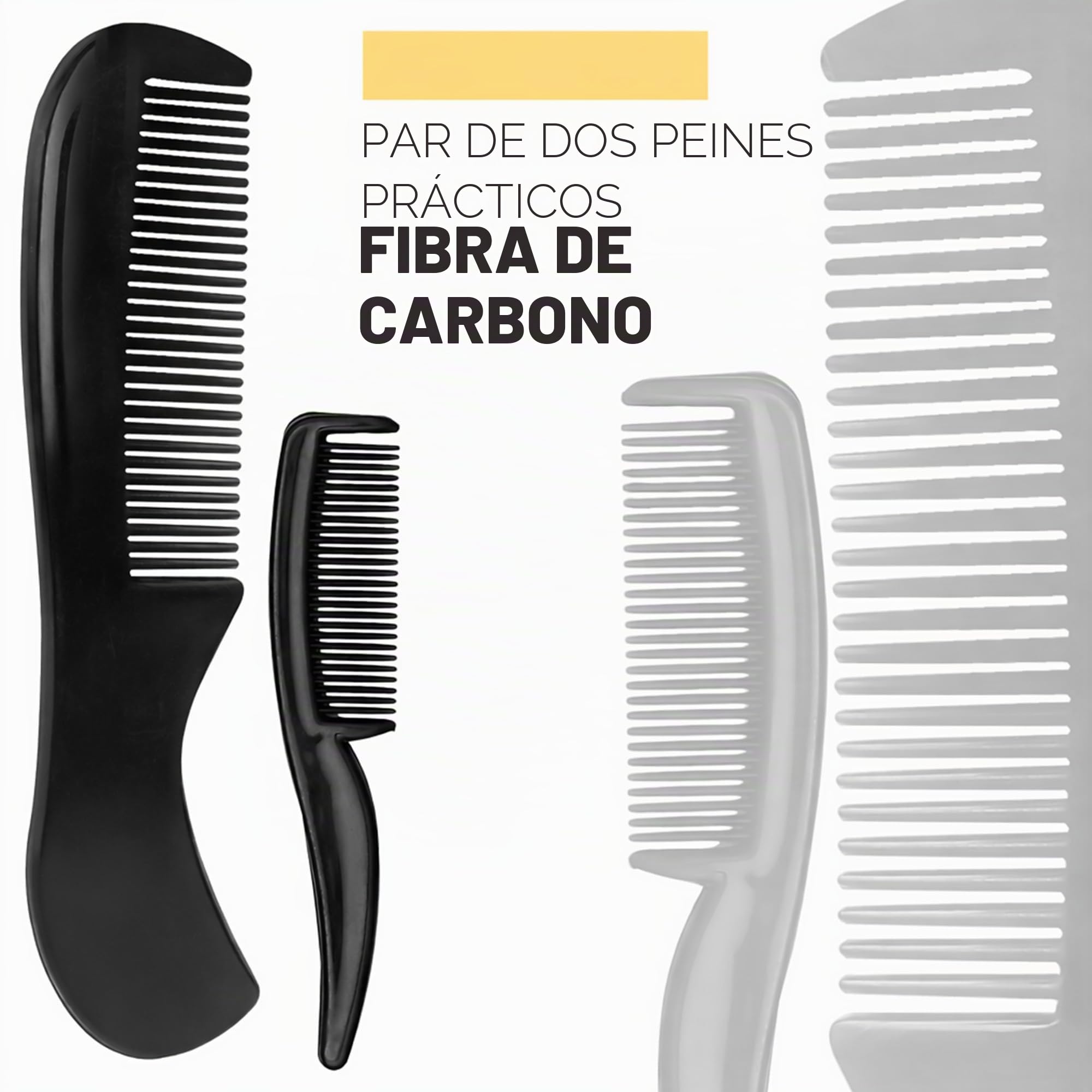 Beauty & Crafts - Tijeras alemanas para bigote de barba de 5 pulgadas - 2 peines de bigote para vello facial con hermosa bolsa - Tijeras de corte de barba para arreglar, cortar y peinar el bigote