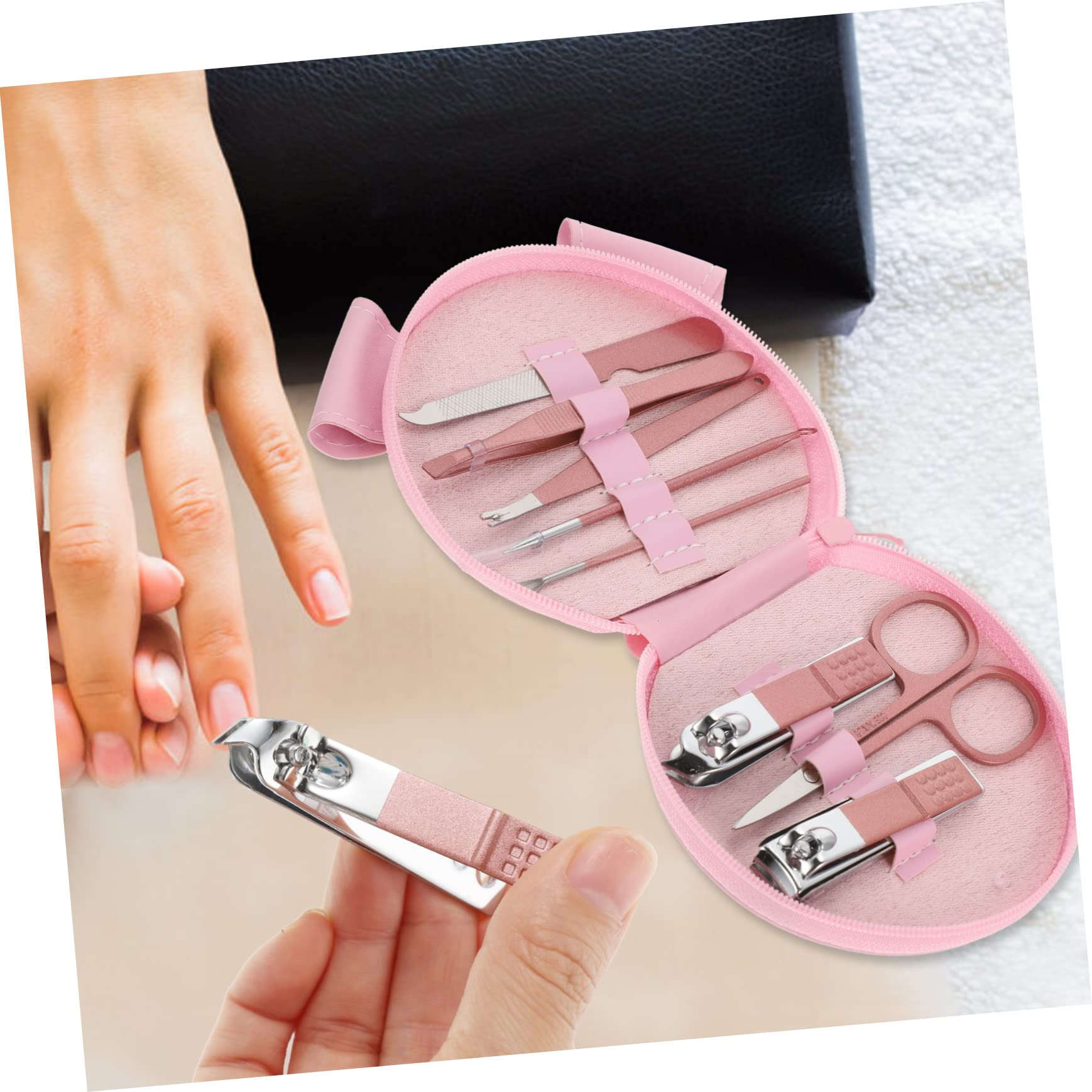 Healeved 3sets Tronchesi Per Unghie Acciaio Inossidabile Kit Manicure Portatile Per Di Mani e Piedi Strumenti Per Pedicure e Manicure Per Viaggi e Uso Quotidiano