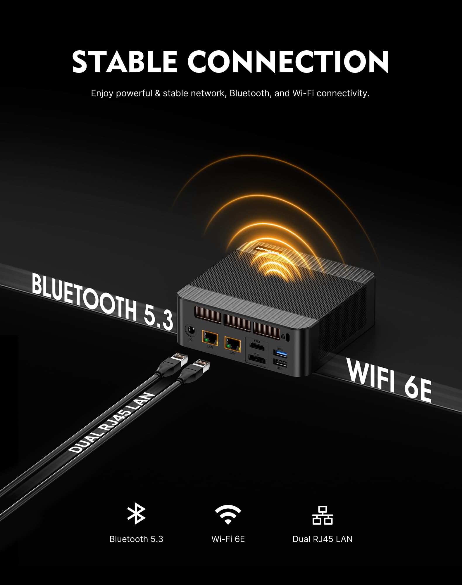 N4 Neo Mini-PC, Ryzen 7 6800H, LPDDR5X 24GB, 512GB SSD