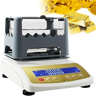 ZXSYYDS Digital Electronic Gold Purity Tester,Density Analyzer for Gold and Silver, Accurate to 0.01g, Precious Metal Density Tester,MDJ-300K