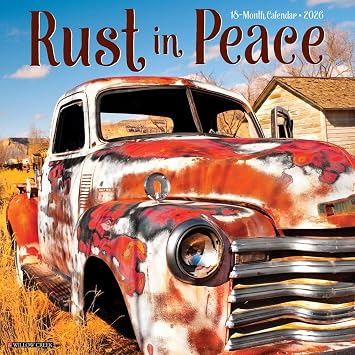 Willow Creek Press, Rust in Peace 2026 Wall Calendar