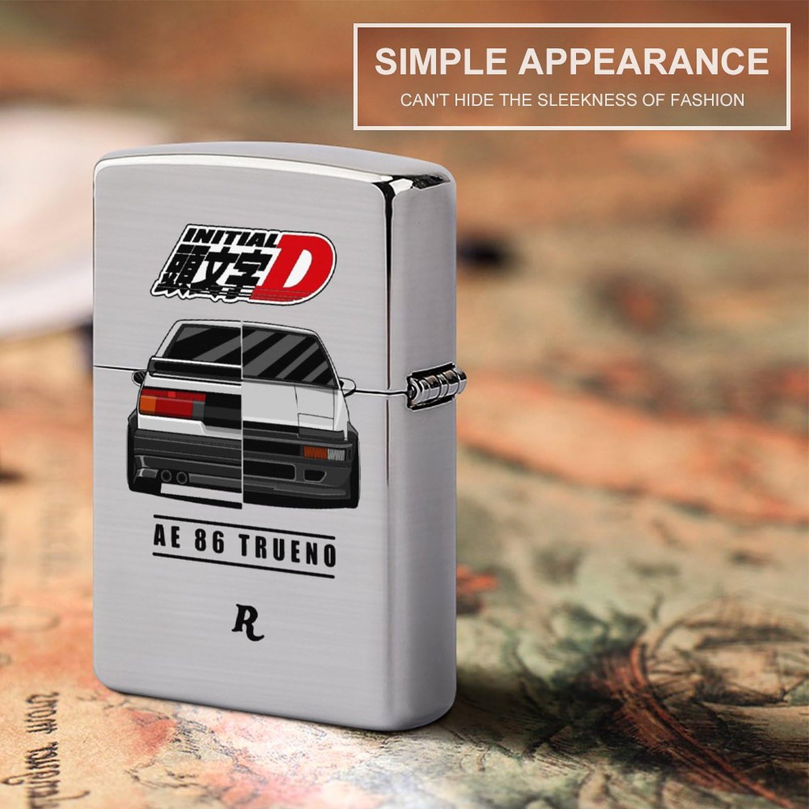 Amazon.co.jp: ライターケース 頭文字d イニシャル D Ae86 ZIPPO 