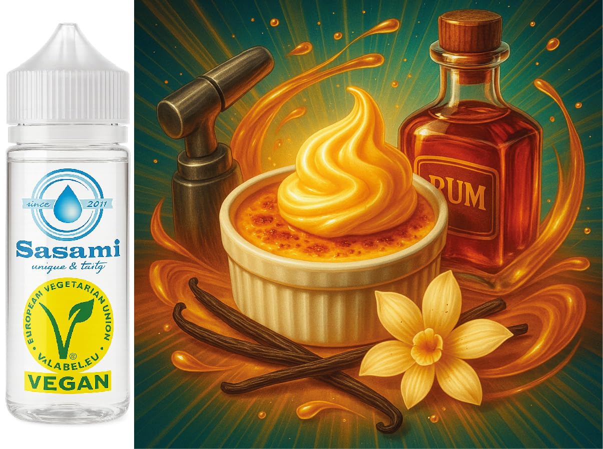 Rum Brûlée – rum masło wanilia aromat koncentrat – Wegański – Sasami – 100ml