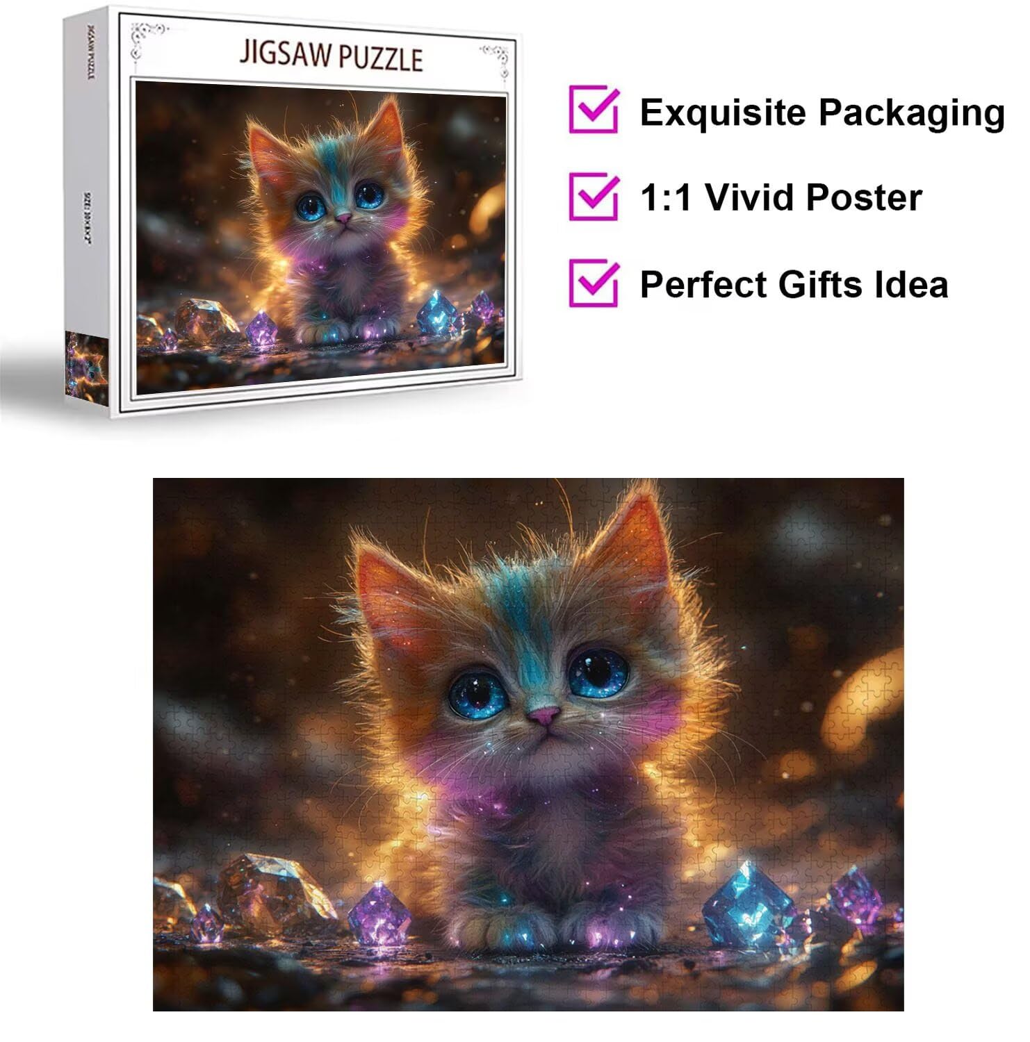 Puzzle 4000 Teile Katzen Herausforderndes Klassische Puzzles, n-518