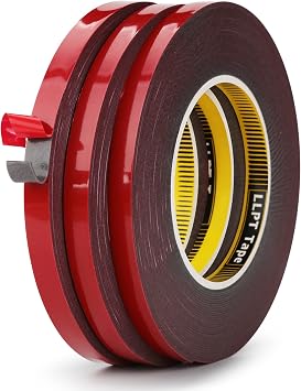 LLPT Heavy Duty Acrylic Mounting Tape - 0.8" X 108 Ft, Waterproof & Permanent Bond For Indoor/Outdoor