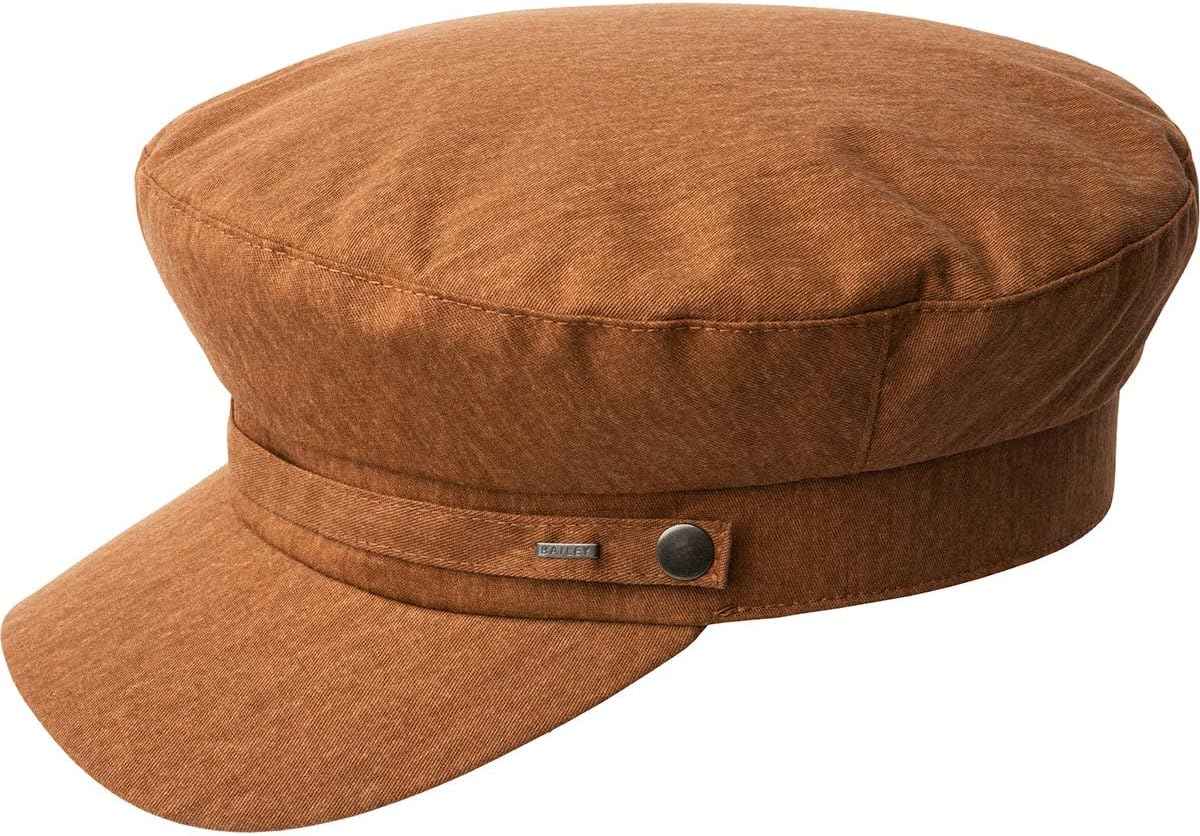 Bailey 1922 Crusoe Fisherman Cap Flat Cap Black