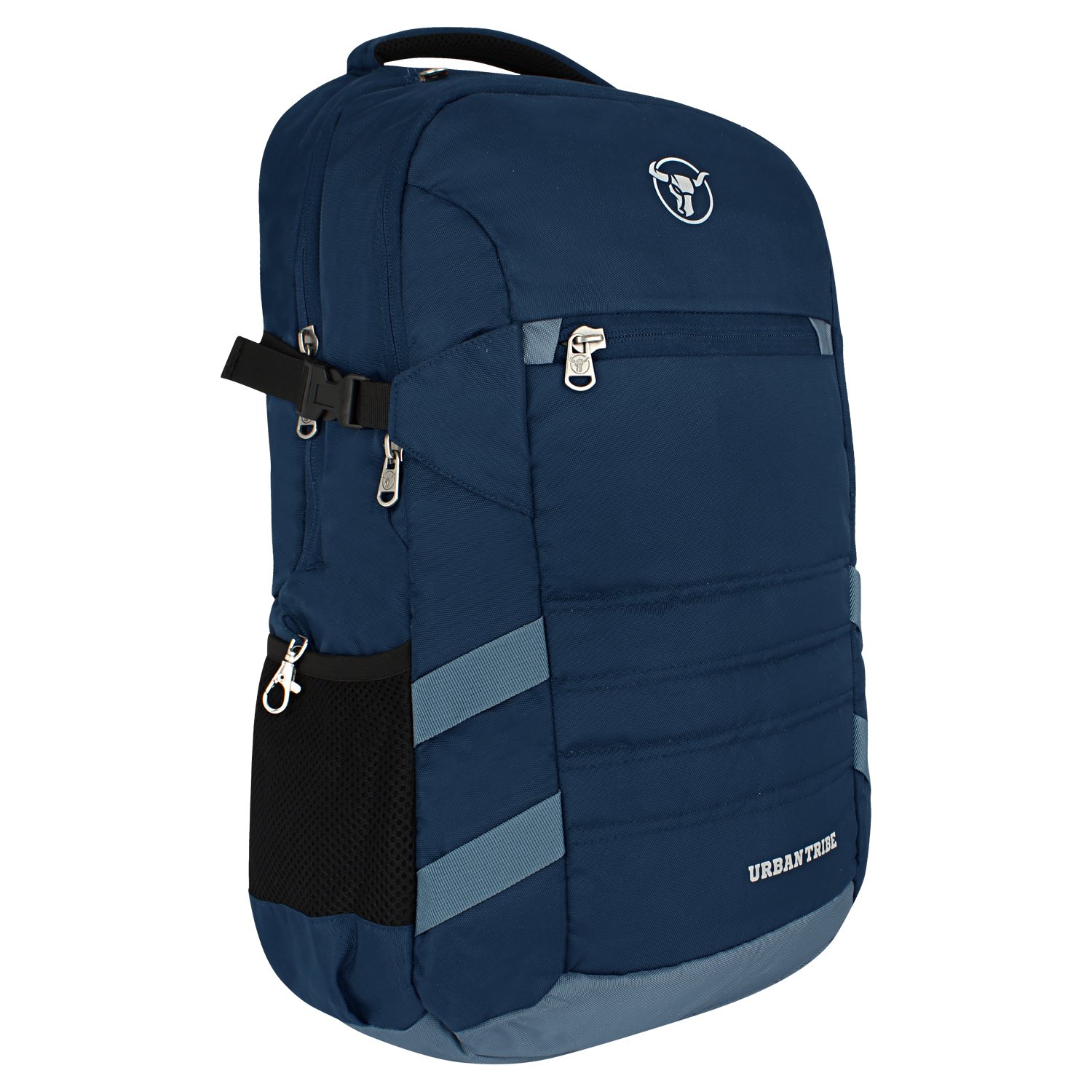 urban tribe Battle Tank 27 Liters Navy/Grey Laptop Office Travel Backpack For Men And Women, Boys And Girls Anti Theft Lock Zippers-picture-41