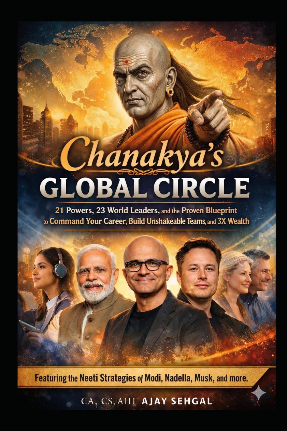 Chanakya’s Global Circle: 21 Powers, 23 World Leaders, and the Proven Blueprint to Command Your Career, Build Unshakeable Teams, and 3X Your Wealth.: Featuring the Neeti Strategies of World Leaders