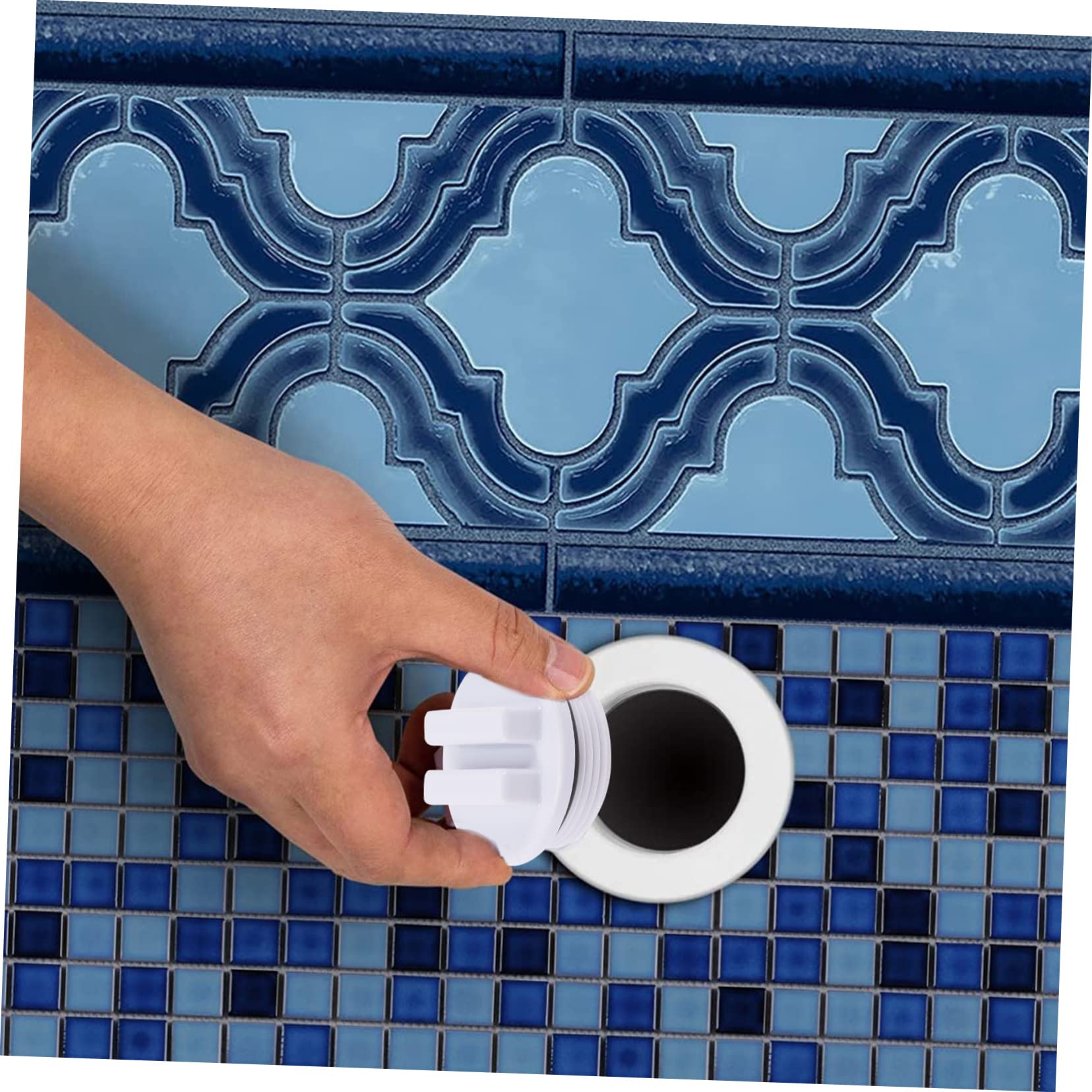 Toddmomy 18pièces Bouchons De Retour Filetés pour Piscine Bouchons Hivernage Étanches pour Évacuation Accessoires De Drainage pour Filtre à Piscine