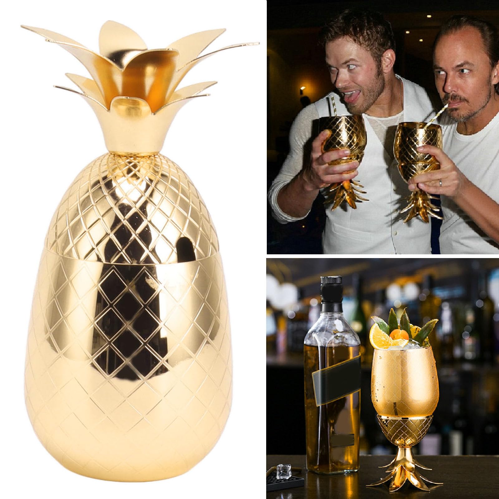 Amazon | Miokycl カクテルシェイカー パイナップル型