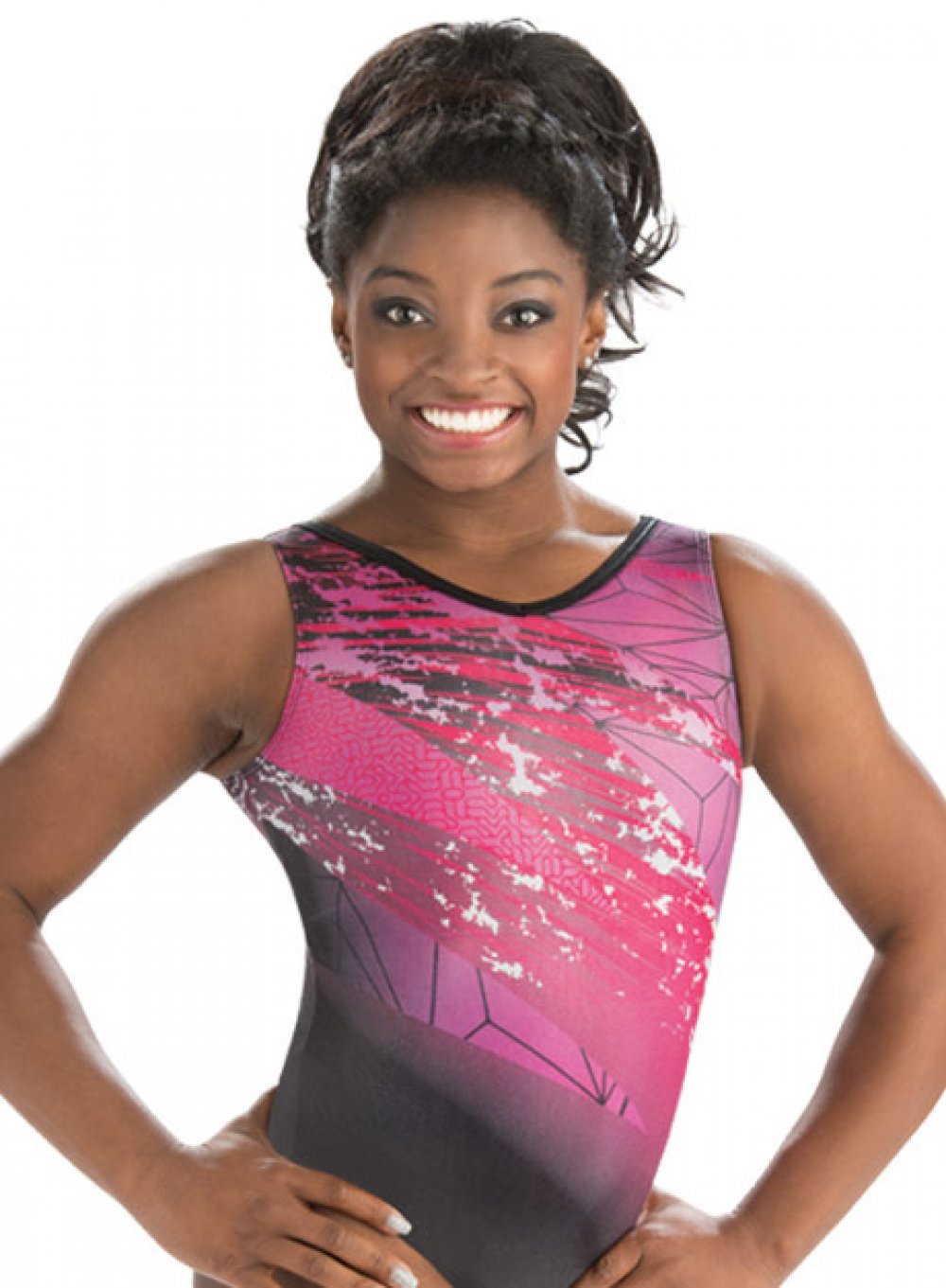 Justaucorps de gymnastique multicolore GK Elite 3812 Hyper Print 8 ans