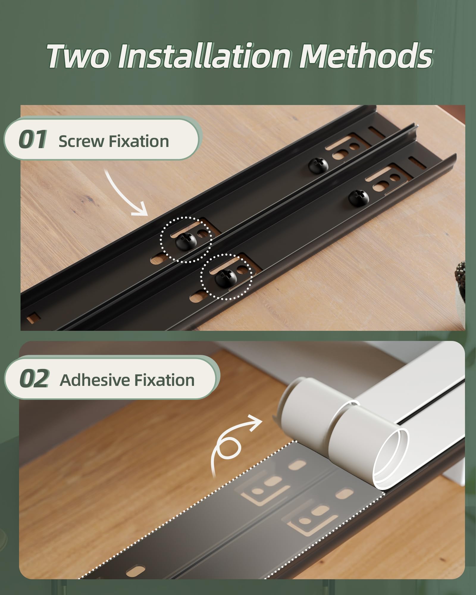 NETEL Ausziehbare Schublade - 4-Wege Erweiterbarer Schubladenorganizer Für Küche & Bad