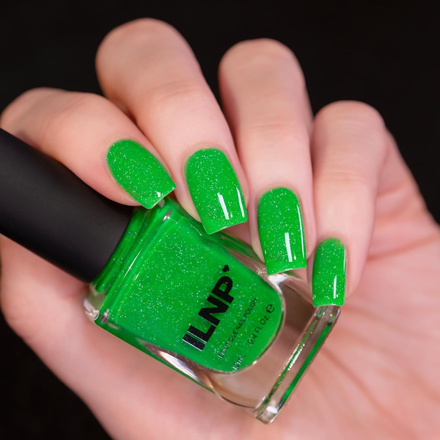 ILNP Jellybean - Candy Green Holographic Jelly Nail Polish