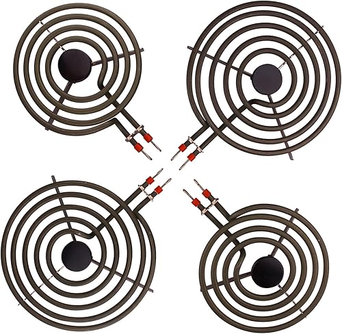 DERNORD MP15YA - Juego de quemador eléctrico de 6 pulgadas, 240 V, 1500 W, repuesto para estufa Ken-More Whirlpool May-tag Hardwick Norge Range