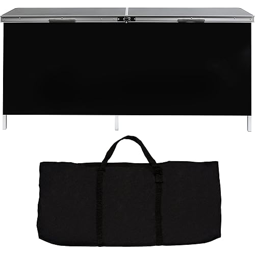 Trademark Innovations Portable Black Bar Table