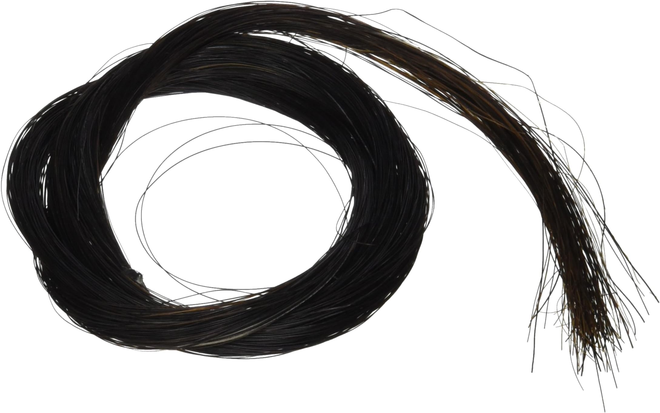 Pelo Di Cavallo Bianco Naturale 32'' Mongolia Coda Violino Viola - Foto 8