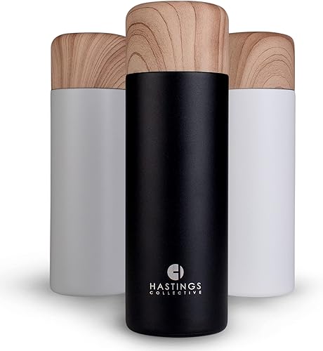 HASTINGS COLLECTIVE FIKA Slim - Taza de viaje para café, taza térmica de acero inoxidable con aislamiento al vacío con tapa a prueba de derrames, 17 HASTINGS COLLECTIVE FIKA Slim - Taza de viaje para café, taza térmica de acero inoxidable con aislamiento al vacío con tapa a prueba de derrames, 17