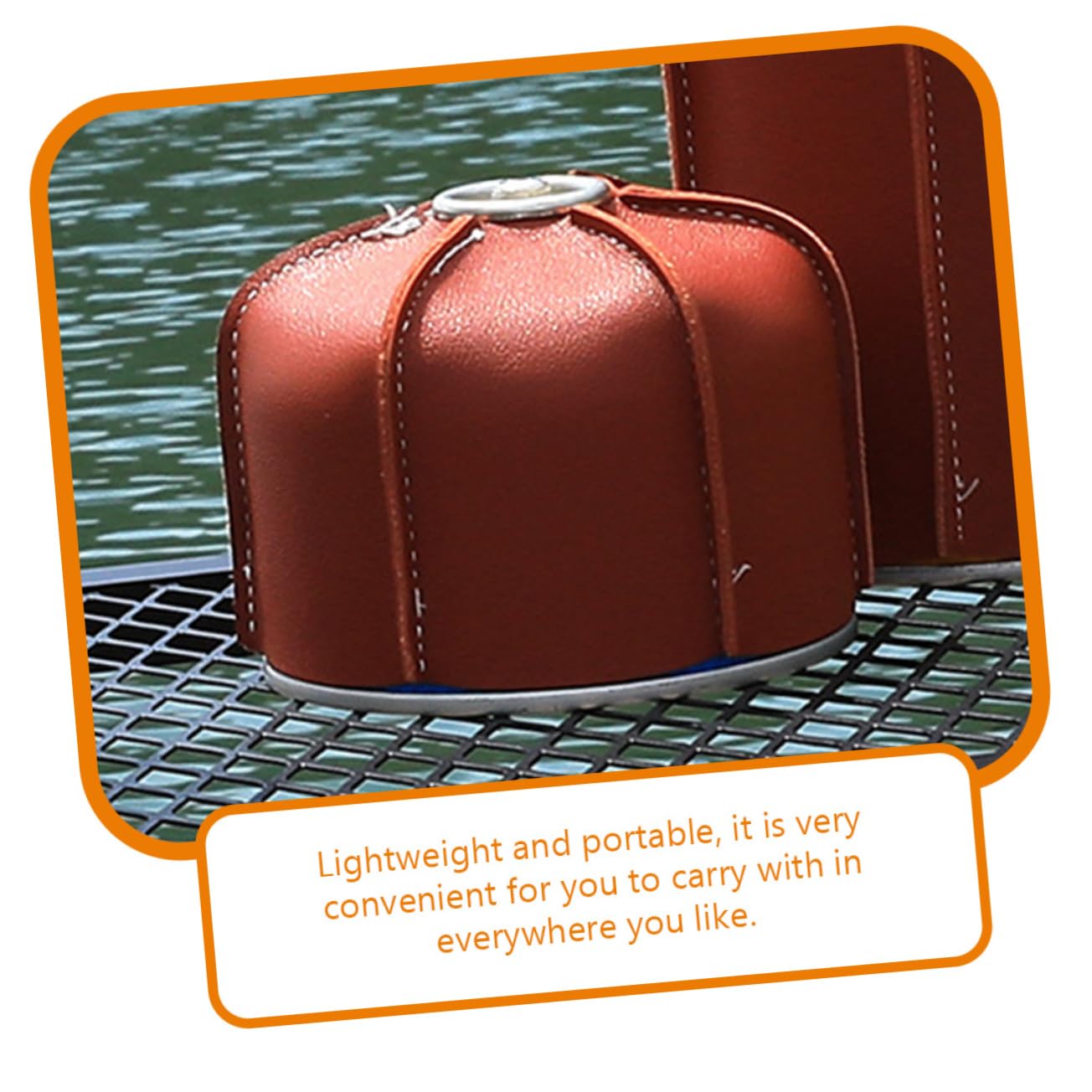 VANZACK Funda Protectora Para Bombona De Gas - Tela De Algodón - Tamaño 15,5x11x11 Cm - Protege Del Polvo Y El Sol - Ligera Y Portátil Para Camping Y Exteriores