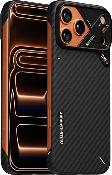 Aulumu A17 Aramid Fiber iPhone 17 Pro Case | 1500D Ultra Slim Woven | CoolHyper Real Cooling | Compatible with MagSafe