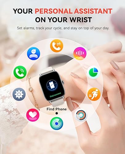 Miniatura 5 de Relojes inteligentes rastreador de actividad física para hombres y mujeres con contador de pasos, monitor de calorías de sueño, podómetro,