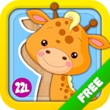 Preschool Puzzles Games with Animated Animals, Vehicles, Ice Creams, Xylophone & Flowers: Fun...