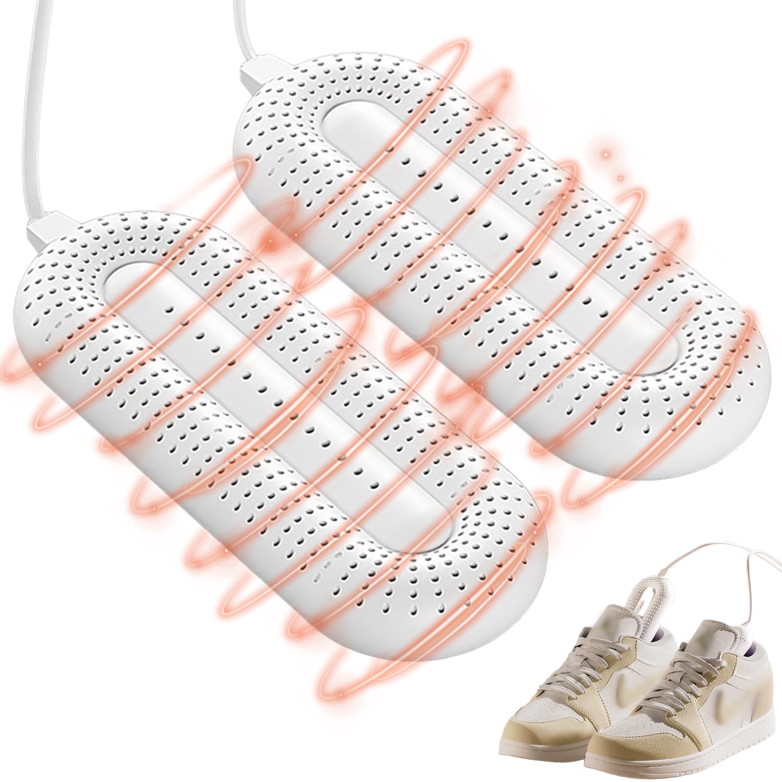 GOMETY Sèche-chaussures électrique 3 modes minuterie Portable pour chaussures ski chaussettes