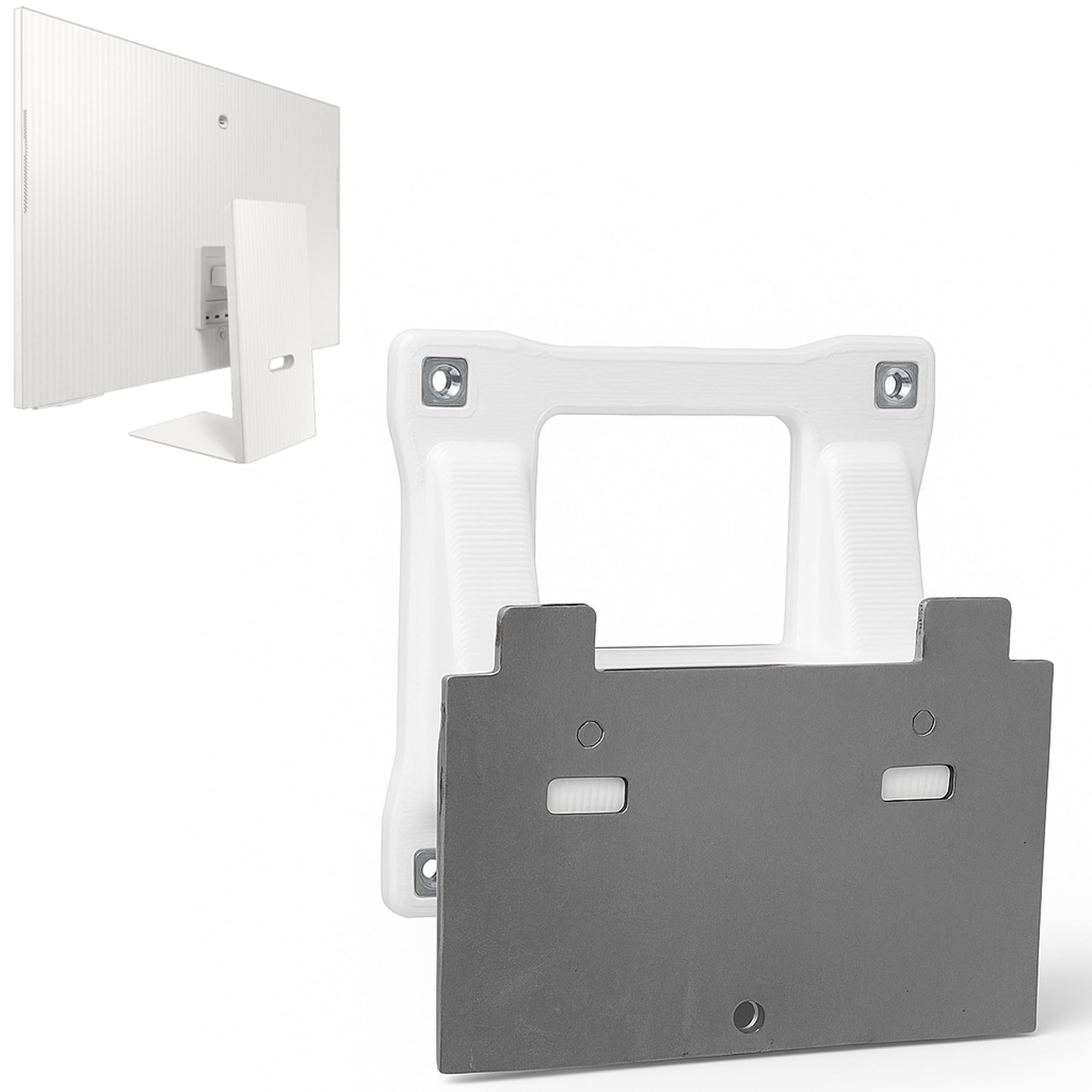 3IDEE VESA adapter compatible with Samsung M8 Smart Monitor M80B, 32M80B, LS32BM80, S32BM801- vesa mount adapter for non-vesa monitor