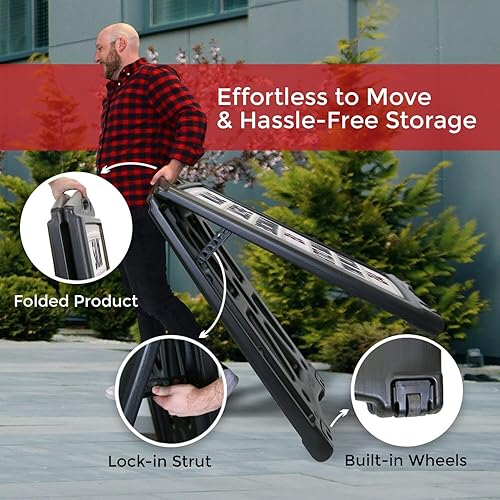 Miniatura 3 de SmartSign Letrero de mensaje intercambiable de 24 x 36 pulgadas, letrero de acera, kit de letras y BigBoss portátil de lujo para exteriores,