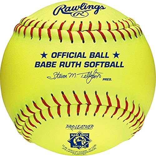 Rawlings Official Babe Ruth League Softball, 12 Count