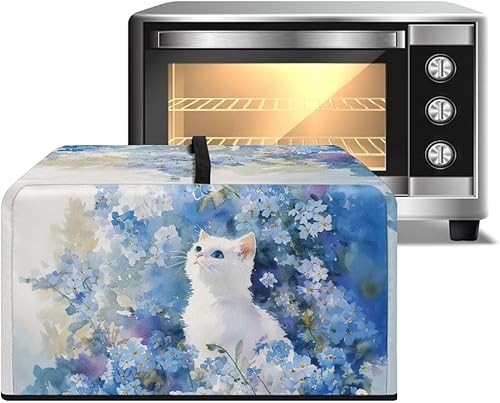 Miniatura 26 de Cubierta de horno de microondas de convección para encimera, tostadora, horno, protector de electrodomésticos para decoración de cocina del hogar,