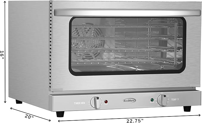 Horno de convección comercial KoolMore 23 pulgadas, 1600W, a miniatura 3