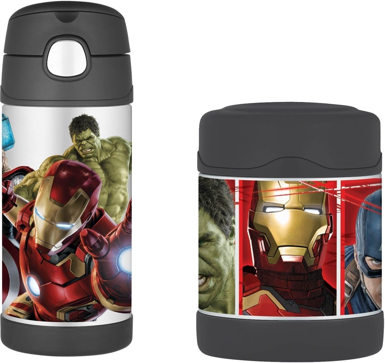 Avengers Age of Ultron Funtainer Thermos Bottle & Food Jar