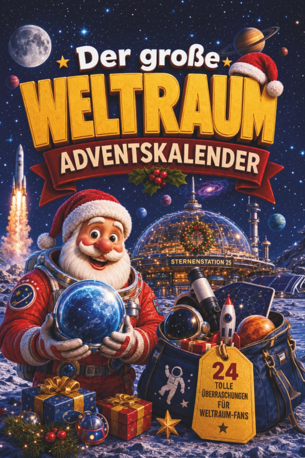 Der große Weltraum Adventskalender: Das Adventskalender-Buch mit Geschichten, Astronomie-Wissen und Rätseln