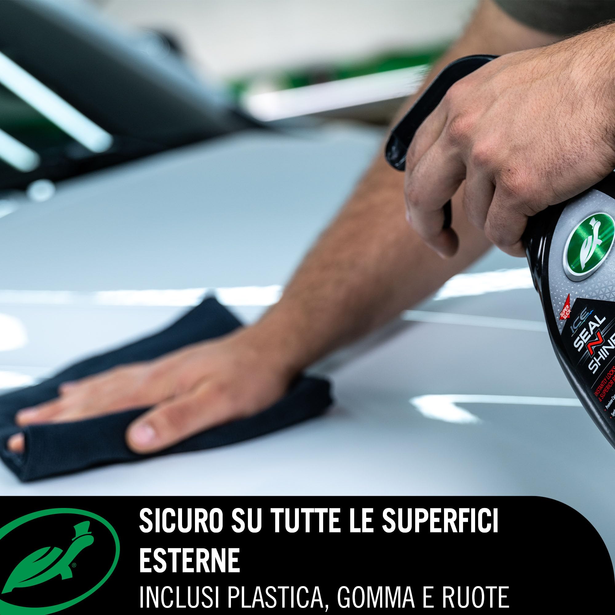 Turtle Wax Seal N Shine, Sigillante per Cera Auto, Alta Brillantezza, Estrema Repellenza all’Acqua e Protezione Durevole della Vernice, con Cera Carnauba, per Vernice, Cerchi, Vetri, Plastiche y Altro
