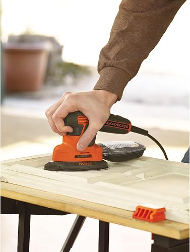 BLACK+DECKER Mouse Ponceuse 120 W nouveau design, KA2500K -QS - 2