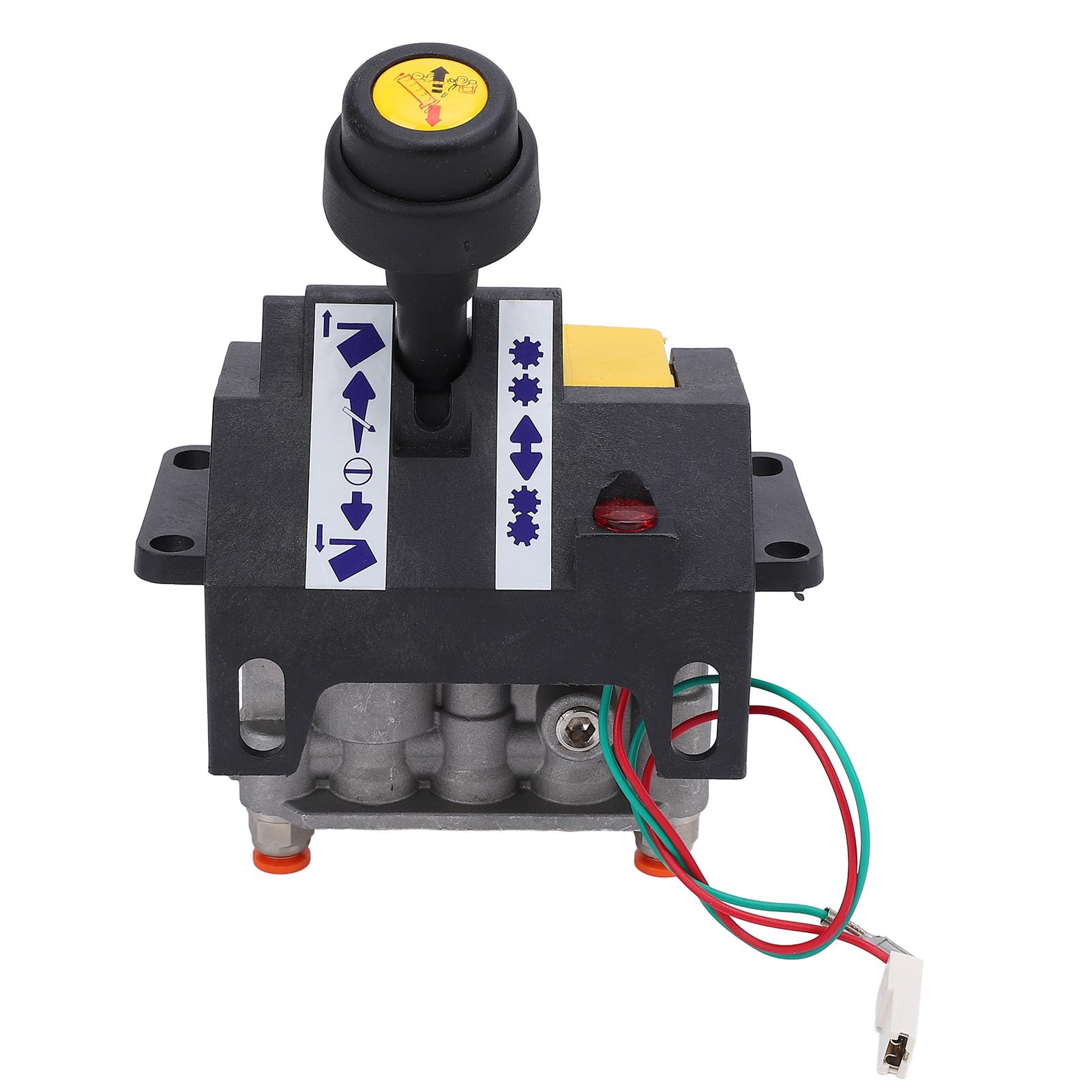 Dump Truck PTO Control Valve 5 Holes 4 Working Positions Slow Down Function Hydraulic System Control Valve for Dump Trucks Semi Trailers Mining Trucks