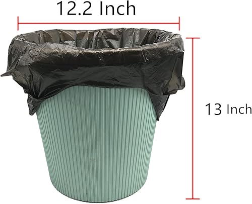 Miniatura 6 de Bolsas de basura pequeñas de 5 galones, bolsas de basura negras de 75 unidades, para oficina, cocina, baño, dormitorio, papelera