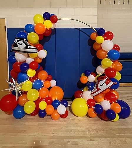 Miniatura 6 de Globos de fiesta, paquete de 100, 12 pulgadas, blanco, amarillo, rojo, azul