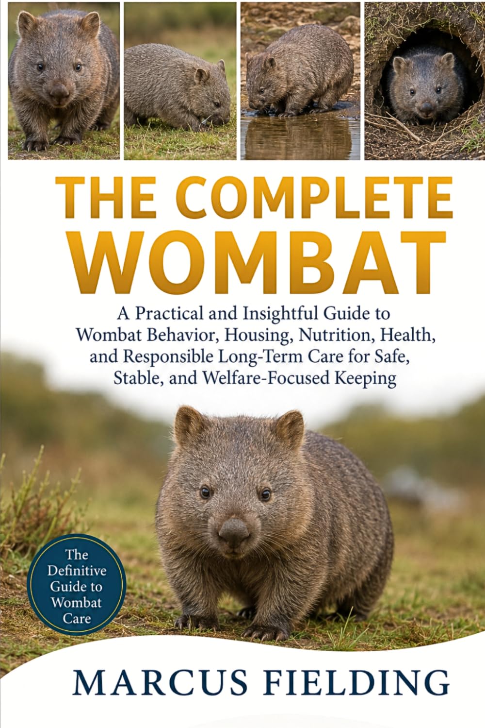 THE COMPLETE WOMBAT: A Practical and Insightful Guide to Wombat Behavior, Housing, Nutrition, Health, and Responsible Long-Term Care for Safe, Stable, and Welfare-Focused Keeping