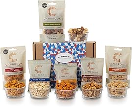 Cambrook Ultimate Nuts & Snacks Hamper - Includes A Variety Of Peanuts, Cashews, Truffle Nuts, Giant Corn & More - Hamper Exclusive to Burmont's