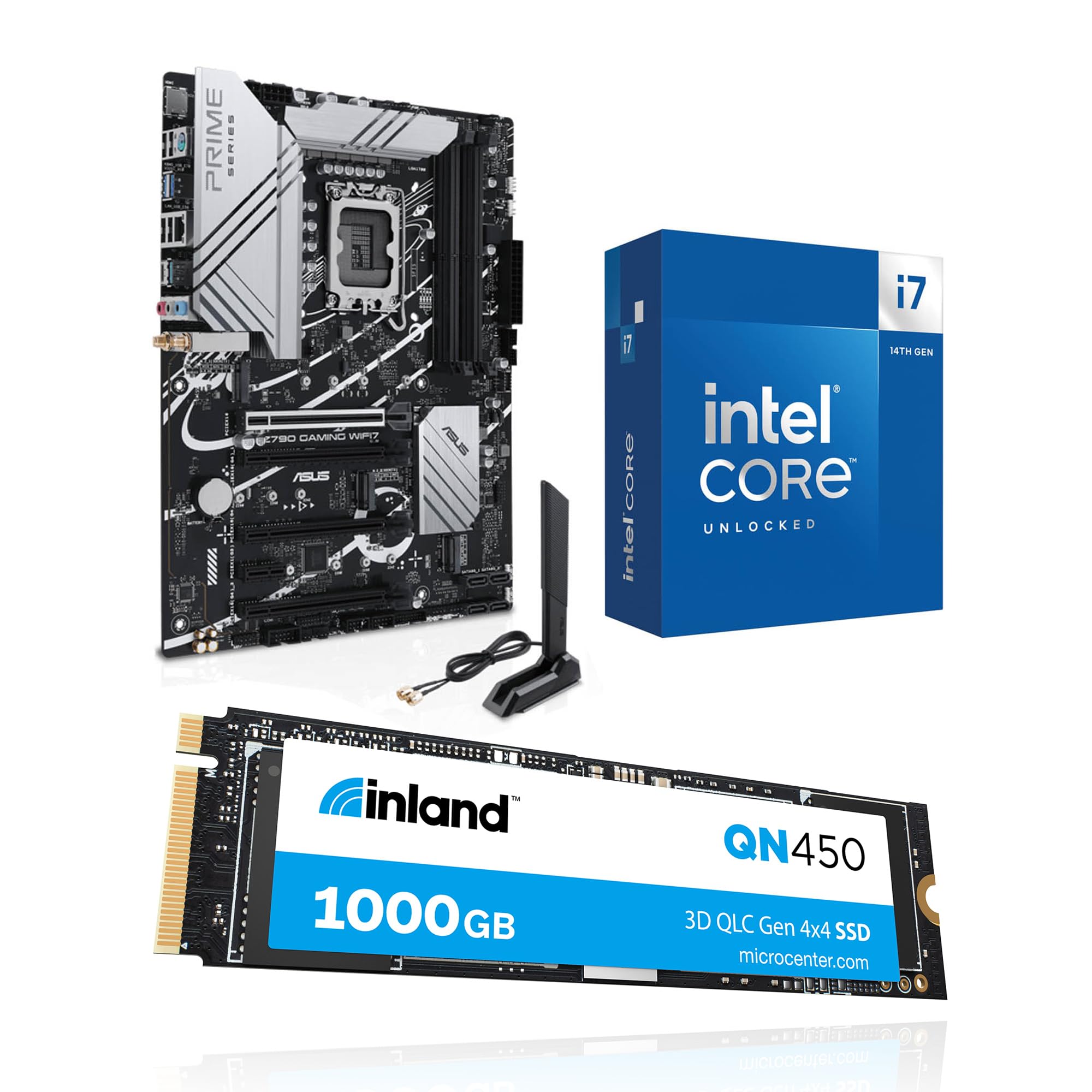 Amazon.com: INLAND 3-in-1 Combo: Intel Core i7-14700K+Asus