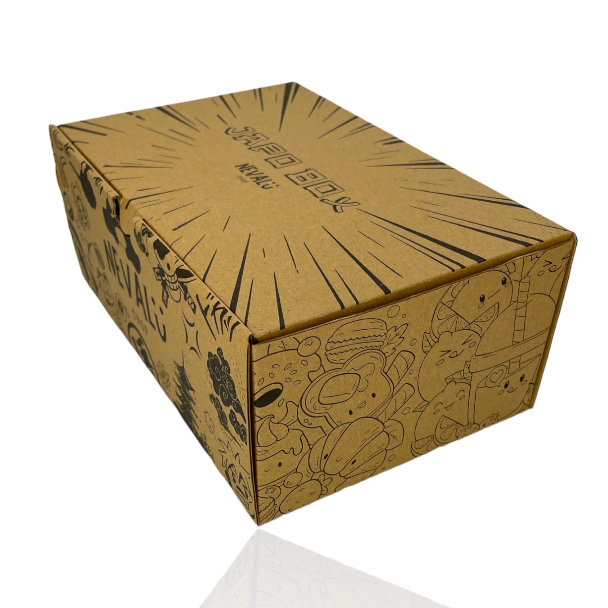 Japo Box NEVALÜ. Surtido de Productos Asiáticos. Bebidas, Snacks, Golosinas y Dulces de Asia. Delicias Asiáticas para Regalar.