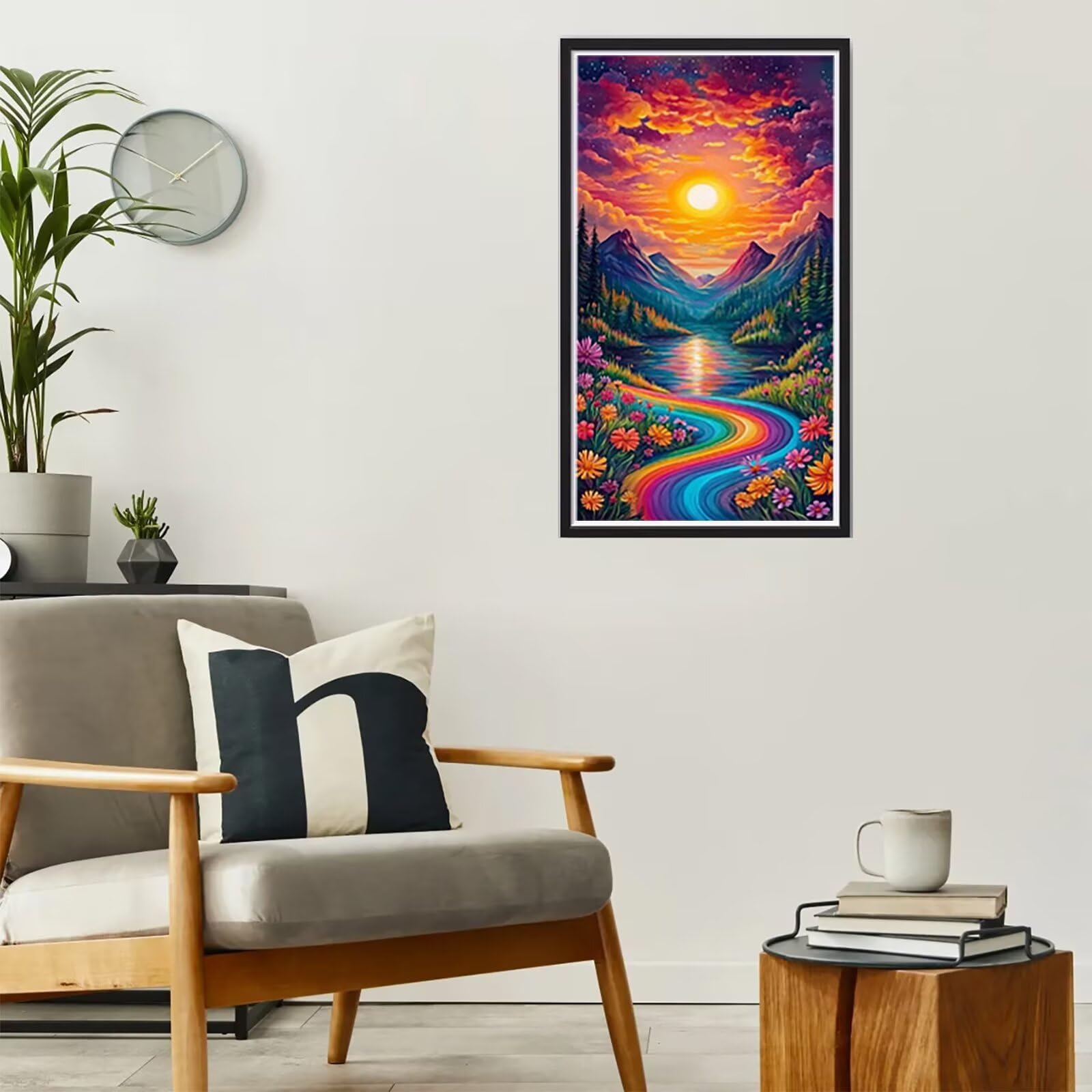 Duże zestawy do malowania diamentami dla dorosłych, 90 x 180 cm, 5D, krajobraz, diamentowy zestaw artystyczny, dla dzieci w wieku 10 lat, DIY, kryształowe kreacje, anime, sztuka cekinowa, do dekoracji