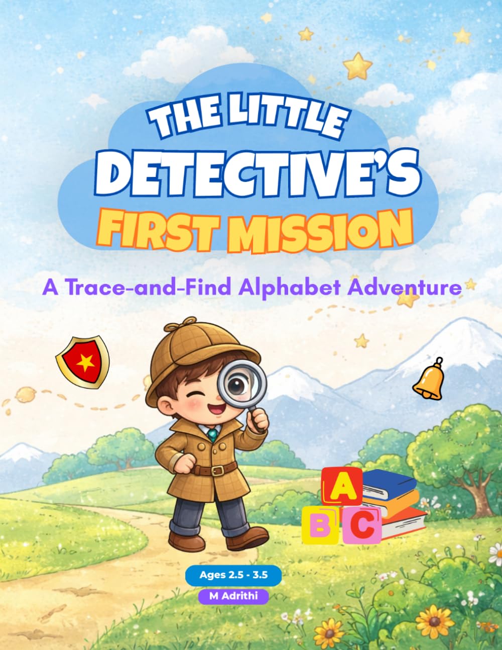 The Little Detective's First Mission: A Trace-and-Find Alphabet Adventure for Ages 2.5 - 3.5 (Giggles and Tales: Quiet Time Adventure Series)
