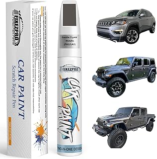 Granite Crystal Metallic(PAU/LAU) Touch Up Paint for Jeep, Car Paint Scratch Repair Remover Pen Color Exact Match, Quick and Easy Fix Automotive Chips and Nicks Scuff