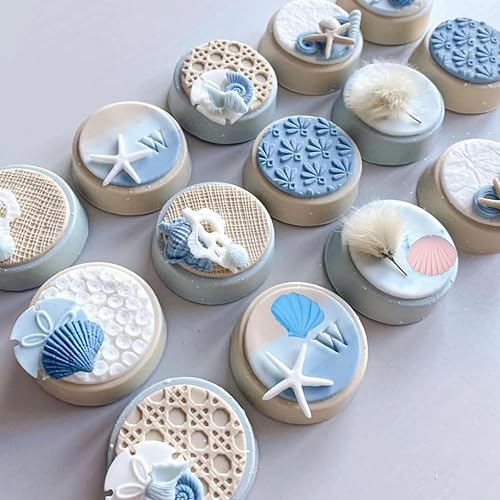 Miniatura 5 de Moldes para fondant con temática marina, cola de sirena, caballito de mar, conchas de mar, moldes de silicona para hornear para decoración de